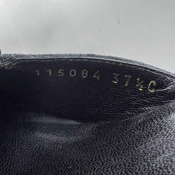 Gucci Retro Monogram Canvas Mule Pumps with Horsebit Chain – Size 37.5C - Picture 6 of 10